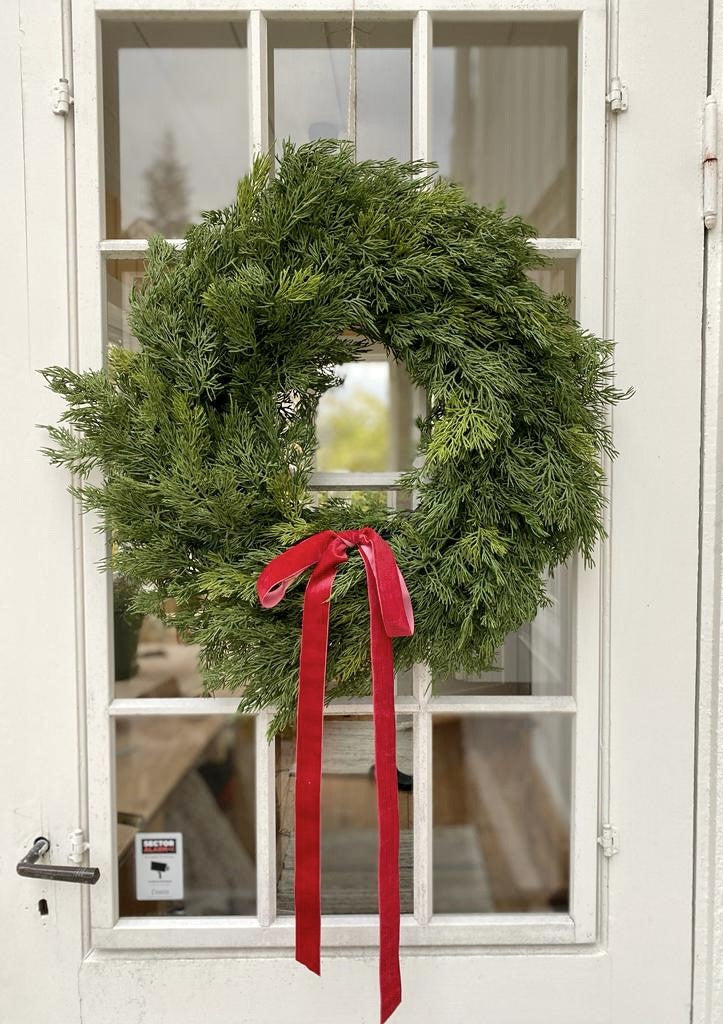 Krans av tuja - 55 cm