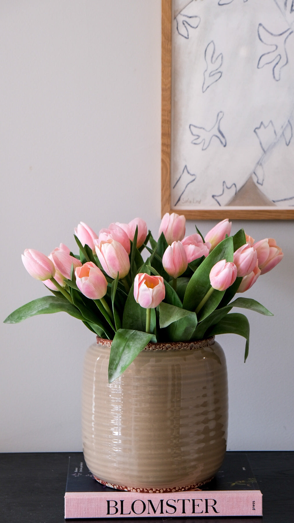 Dus rosa tulipaner - 6 stk - Flowersbykine
